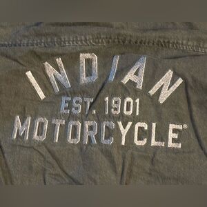 Indian Motorcycle Men's Casual Button Down Shirt